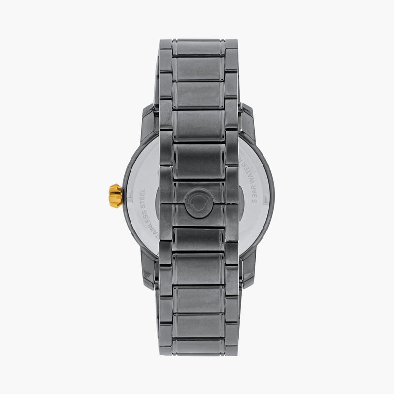 OMAX ساعة أوماكس ماستربيس للرجال - قرص أزرق، سوار فضي - Image 4